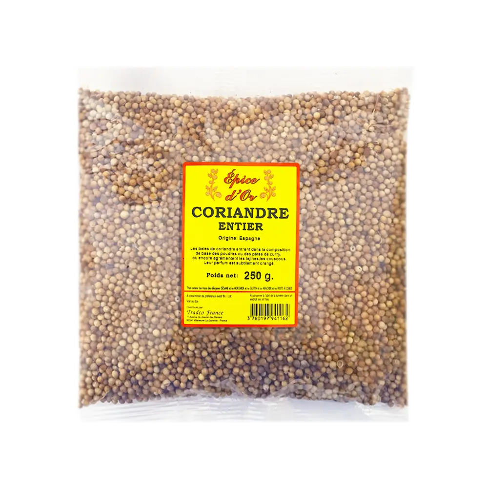 Coriandre entière 250g.