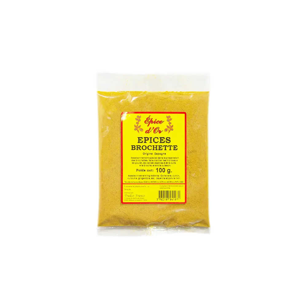 Epices Brochette poudre 100g.
