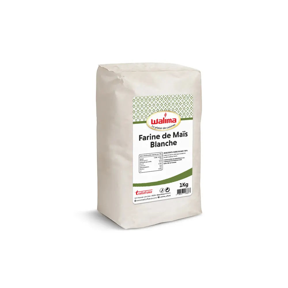 Farine de Mais Fioretto Blanche 1Kg Walima