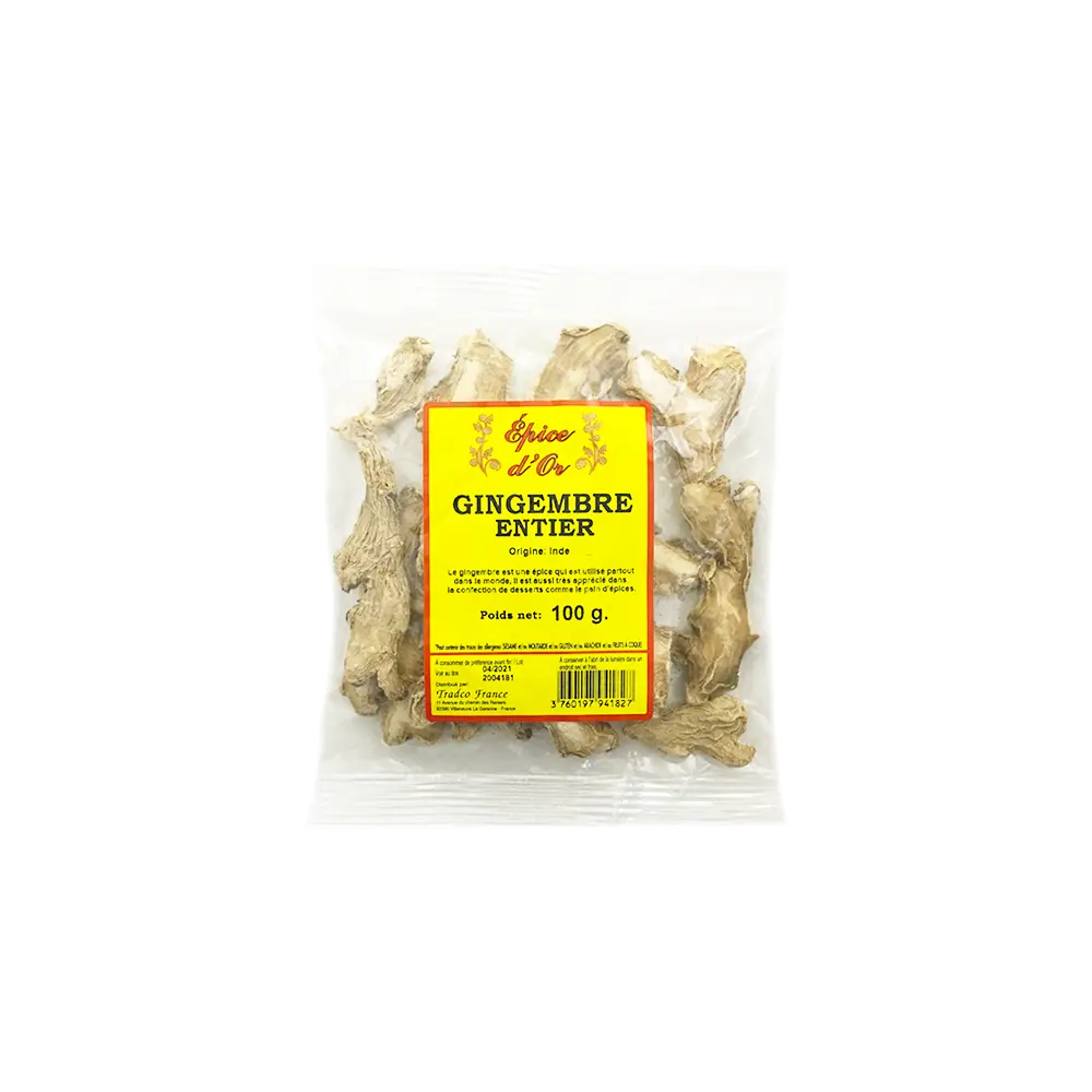 Gingembre entier 100g.