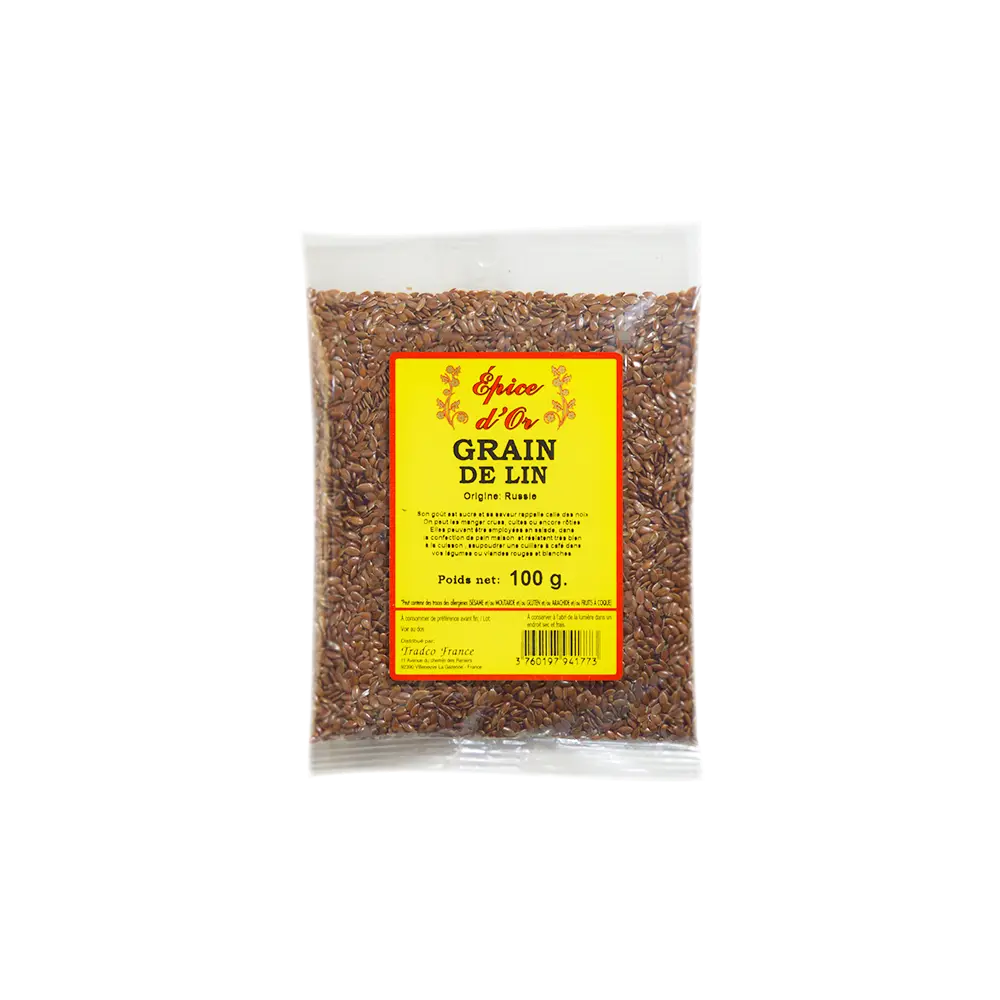 Grain de lin entier 100g.