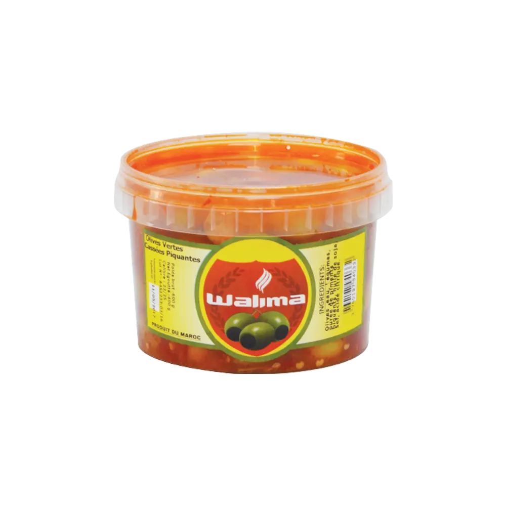 Olives Vertes Piquantes 600g Walima