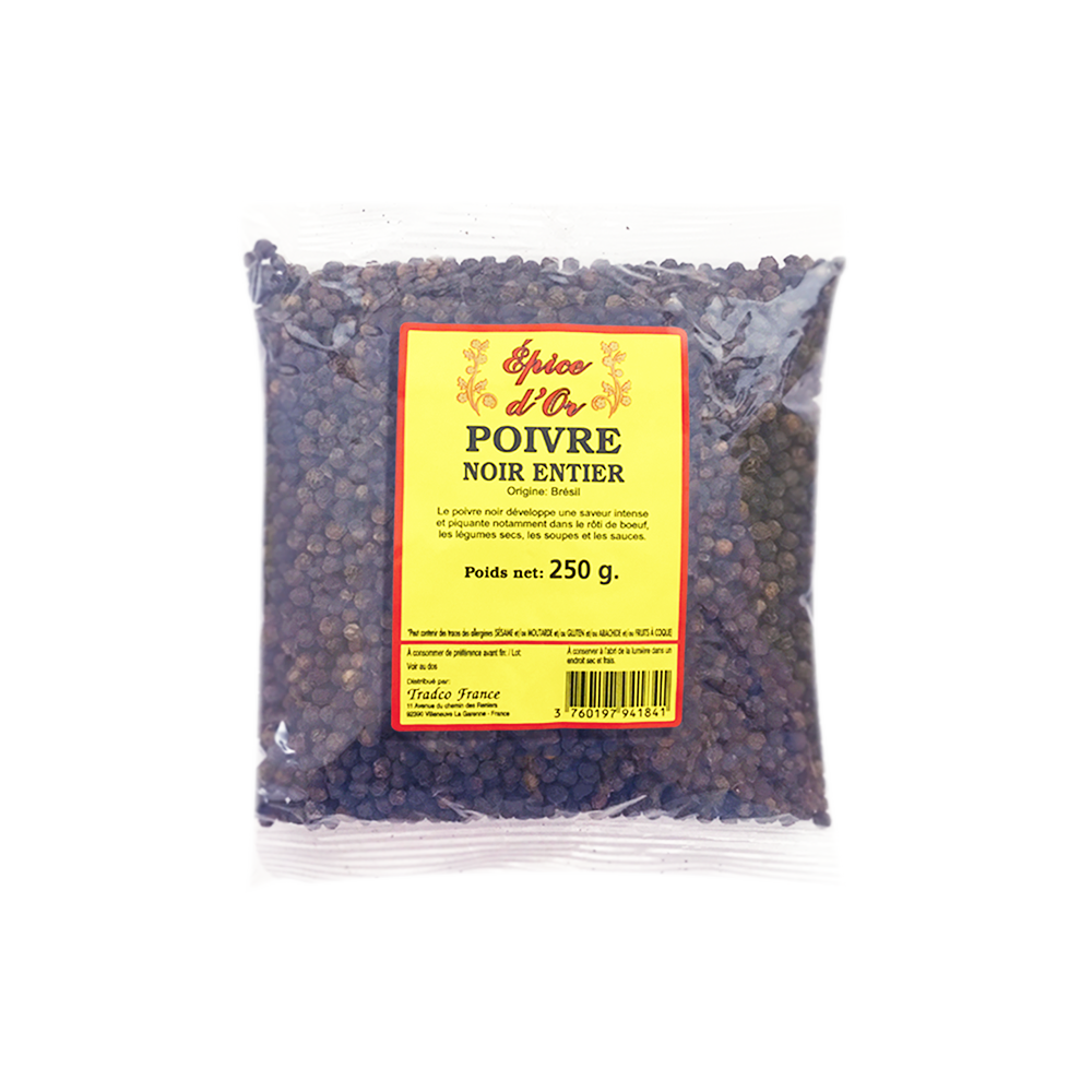 Poivre noir entier 250g