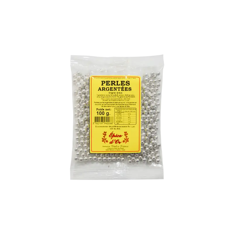 Perles Argentees Entier 100g Walima
