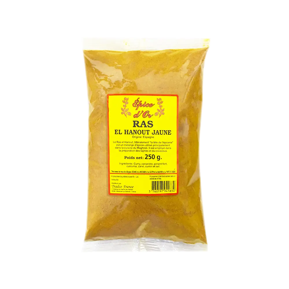 Raz el Hanout jaune 250g.