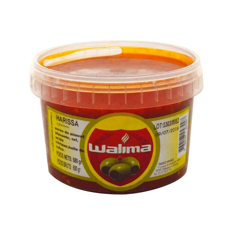Harissa pot plastique 600g Walima