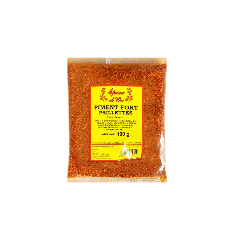 Piment Fort Paillettes 100g Walima