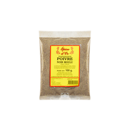 Poivre noir Moulu 100g